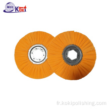 La roue de polissage des buffs des voies respiratoires orange